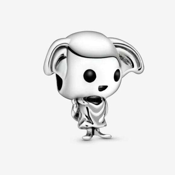925 Sterling Silver Dobby Charm - Picture 1 of 6